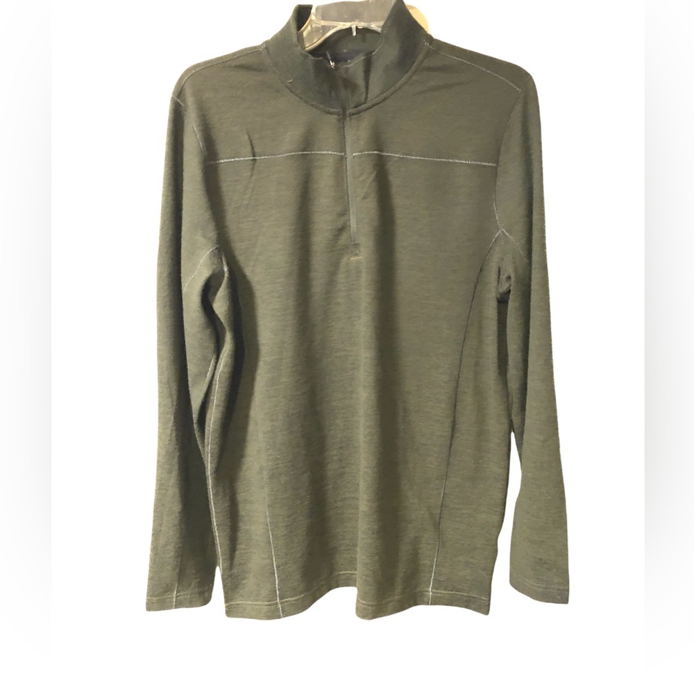 Men’s Swiss tech pull over sweater Sz M NWOT